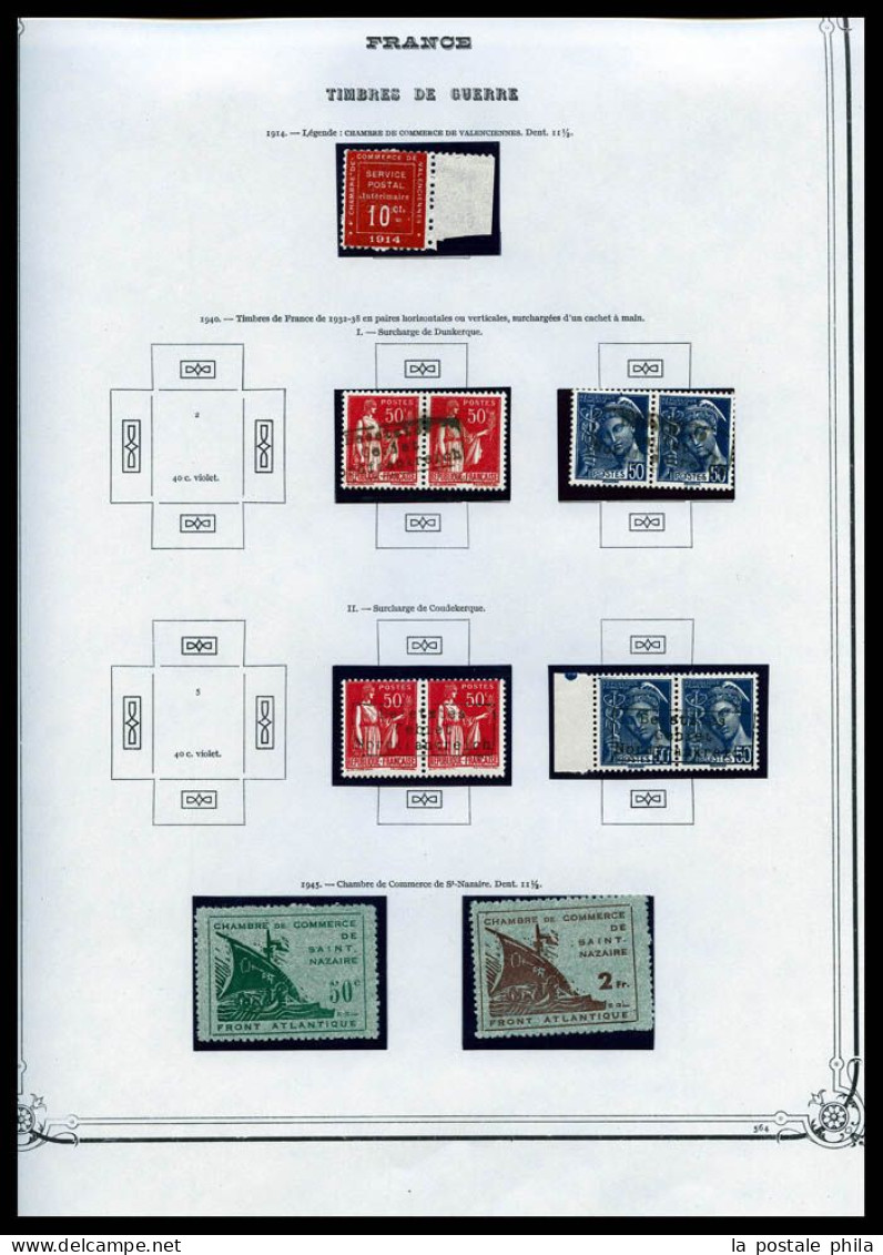 N&O 1853-1986, Originale collection de timbres à l’ancienne en 3 albums Yvert & Tellier avec nombreuses variétés présent