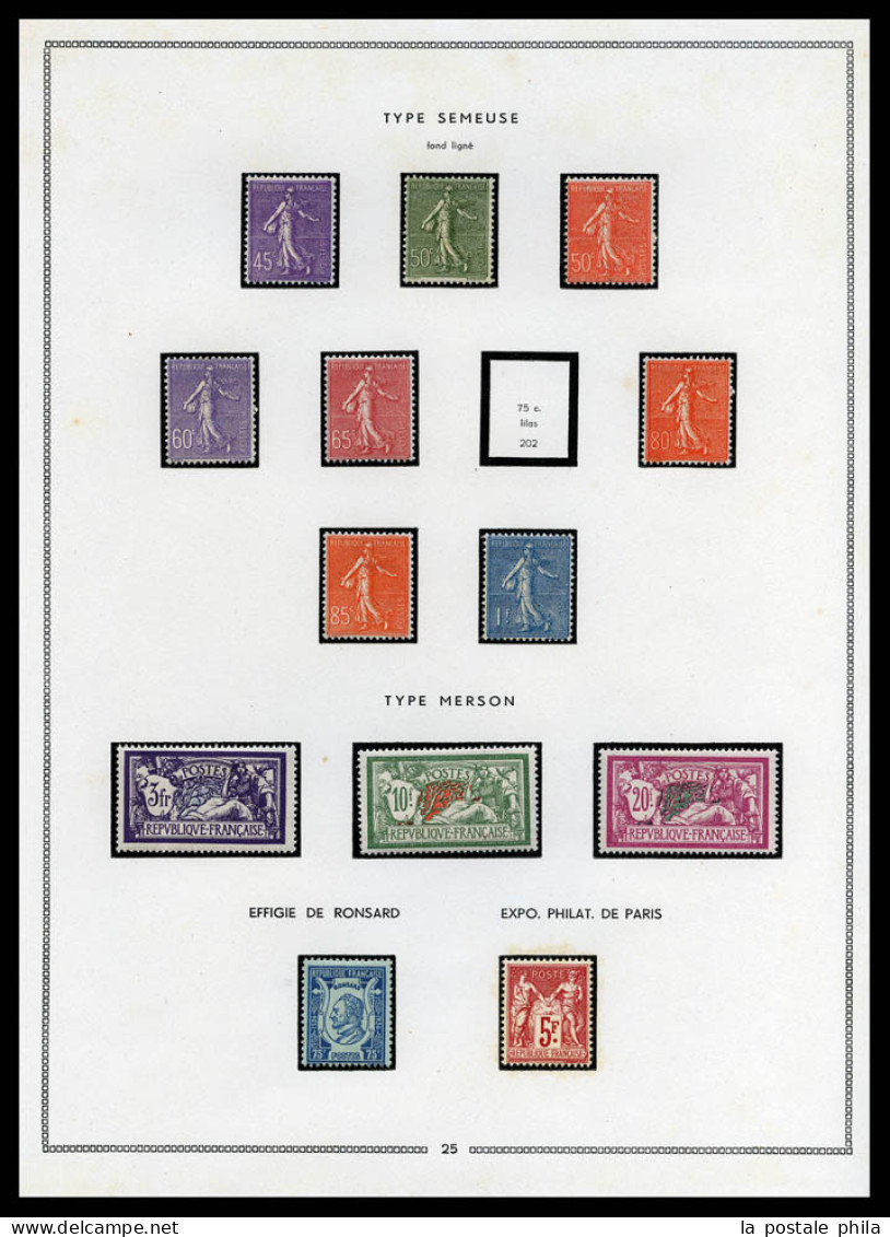 * 1900-1964, POSTE, Blocs: Collection Assez Complete De Timbres En Majorité Neufs * Dont BF N°1, 2 Et 3, Caisses D'amort - Colecciones Completas