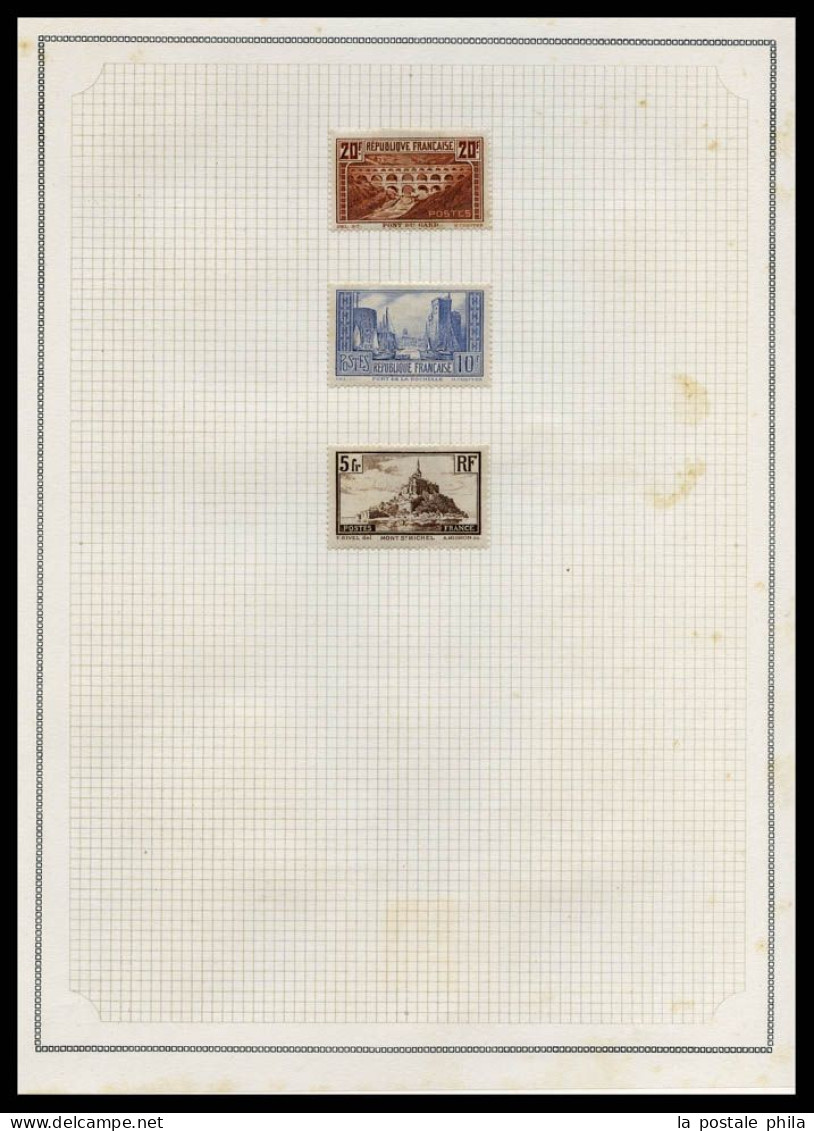 * 1900-1964, POSTE, Blocs: collection assez complete de timbres en majorité neufs * dont BF n°1, 2 et 3, caisses d'amort