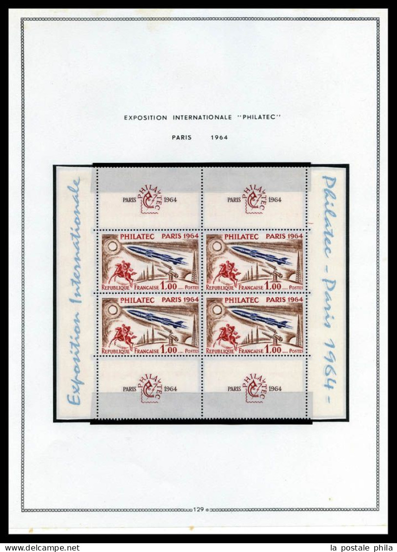 * 1900-1964, POSTE, Blocs: collection assez complete de timbres en majorité neufs * dont BF n°1, 2 et 3, caisses d'amort