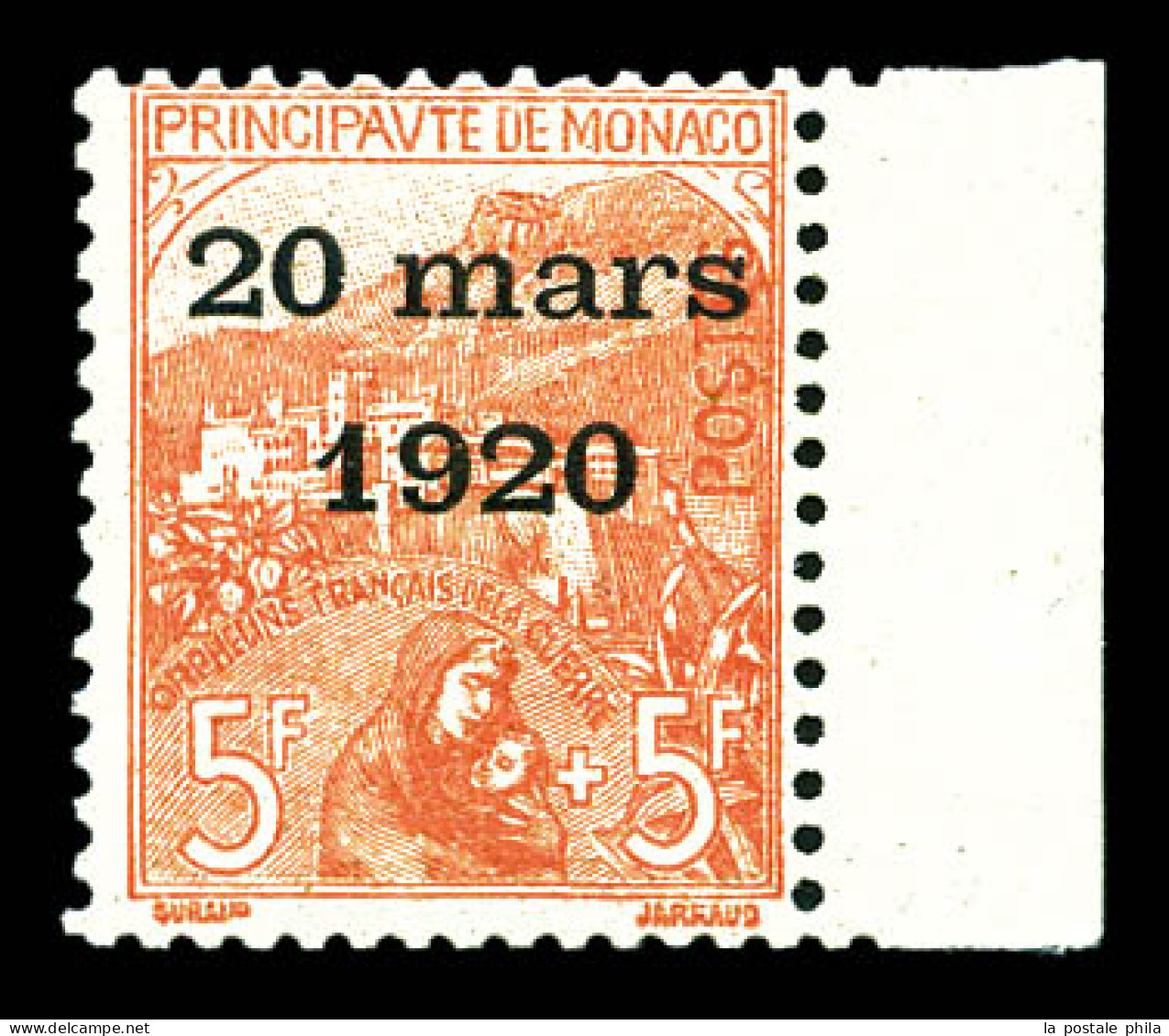 ** N°43, 5F +5F Rose Sur Verdâtre, Bord De Feuille, Très Bon Centrage, FRAÏCHEUR POSTALE, RARE ET MAGNIFIQUE (signé Cham - Nuevos