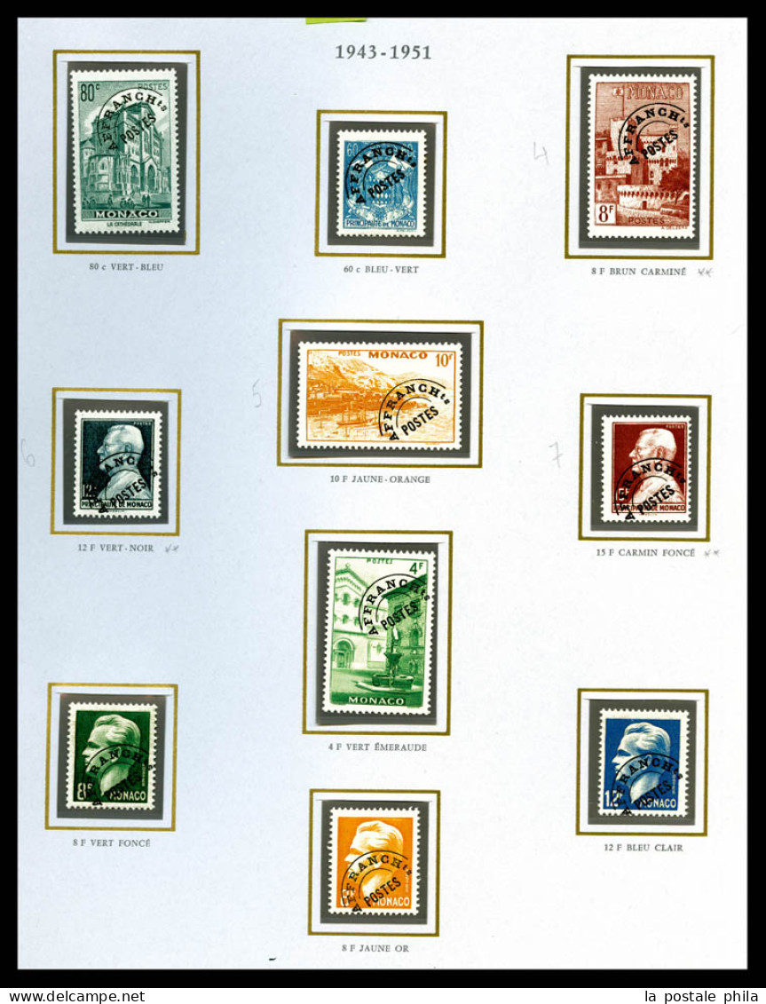 ** MONACO: PA, Taxe, Préo, Collection Quasi Complète De Timbres Neufs En Majorité ** (quelques *), Classé En Album Cérès - Collections, Lots & Series