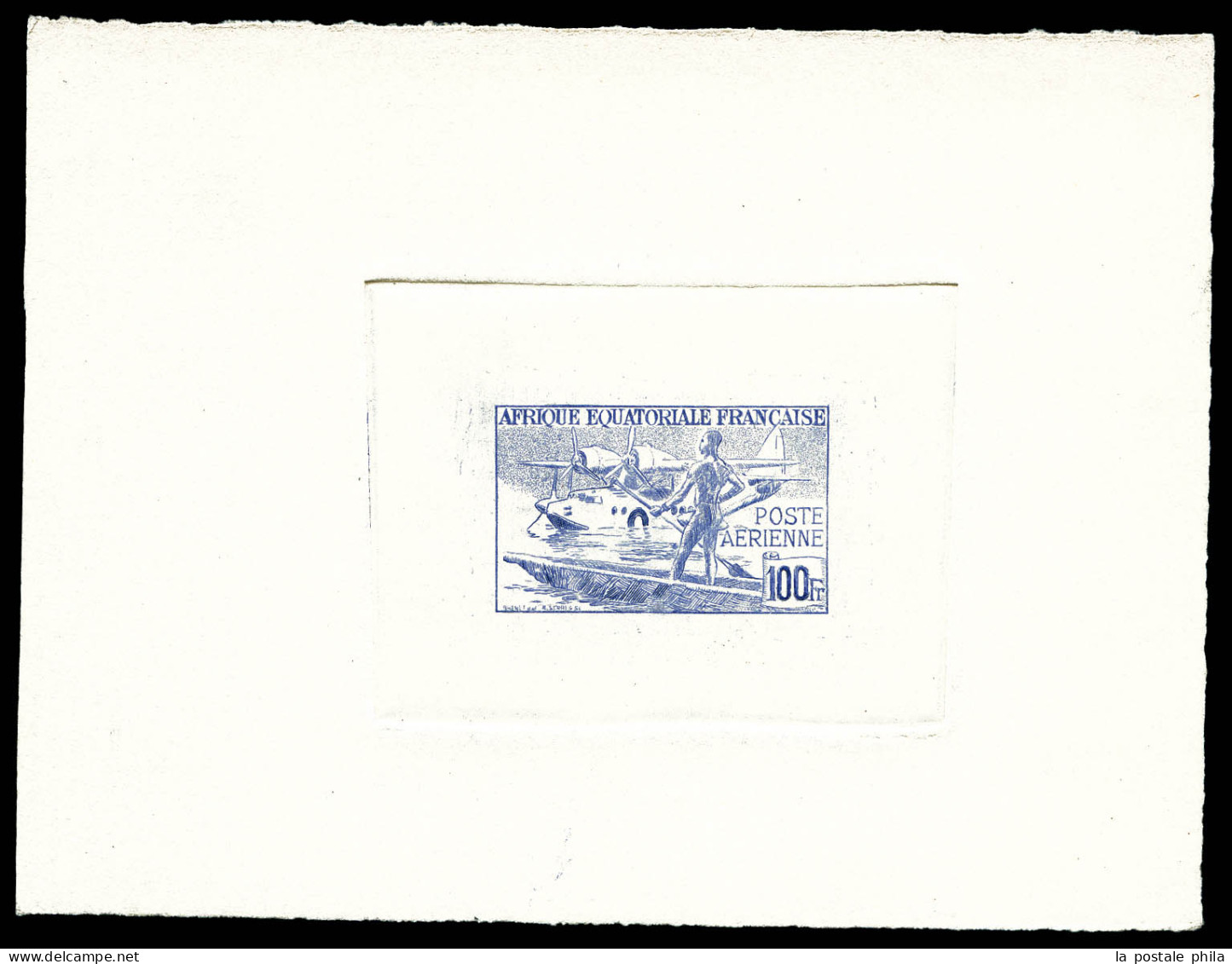 (*) N°42, 100F Outremer, épreuve D'artiste. TB  Qualité: (*) - Unused Stamps