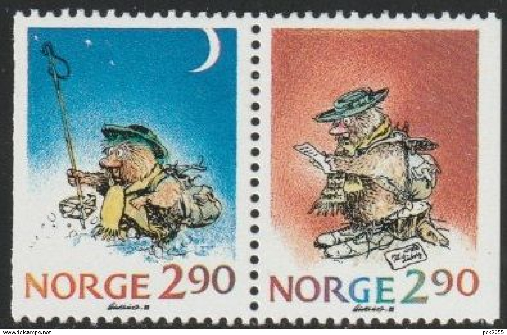 Norwegen 1988 Mi-Nr. 1007 - 1008 ** Postfrisch Weihnachten ( B 2825 ) - Ongebruikt