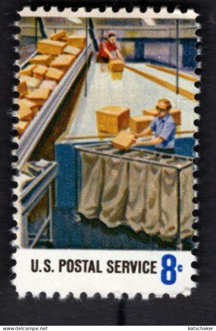 259911694  1973 SCOTT 1492 (XX)  POSTFRIS MINT NEVER HINGED - POSTAL SERVICES - PARCEL POST SORTING - Otros & Sin Clasificación