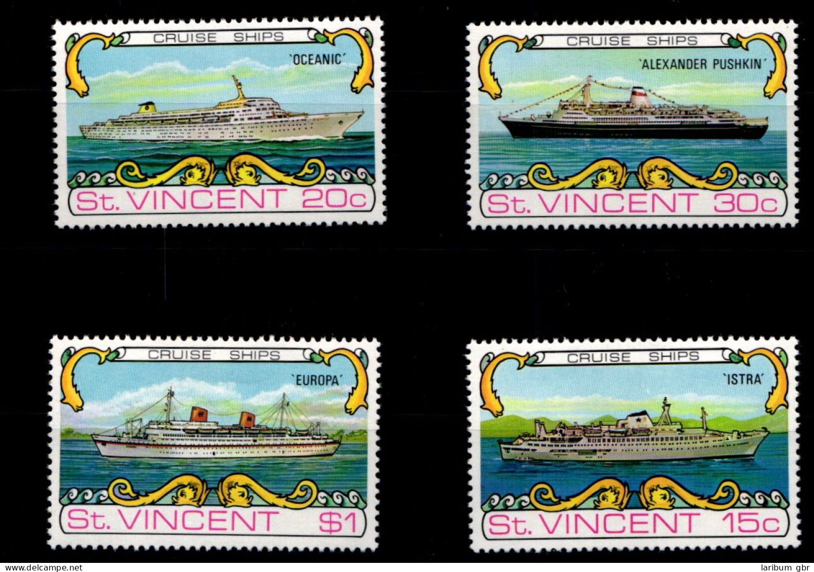 St. Vincent 350–353 Postfrisch Schifffahrt #GA594 - St.Vincent E Grenadine