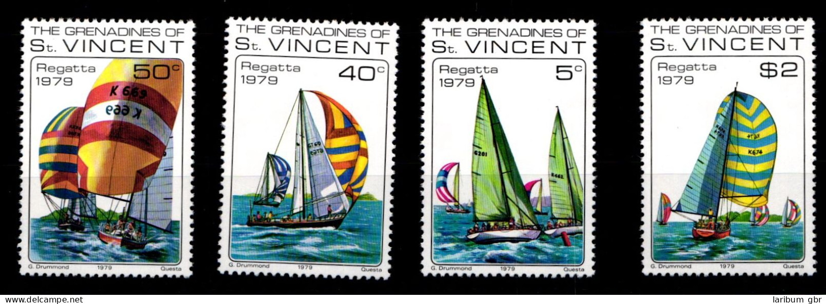 St. Vincent Grenadinen 165-168 Postfrisch Schifffahrt #GA668 - St.Vincent Und Die Grenadinen