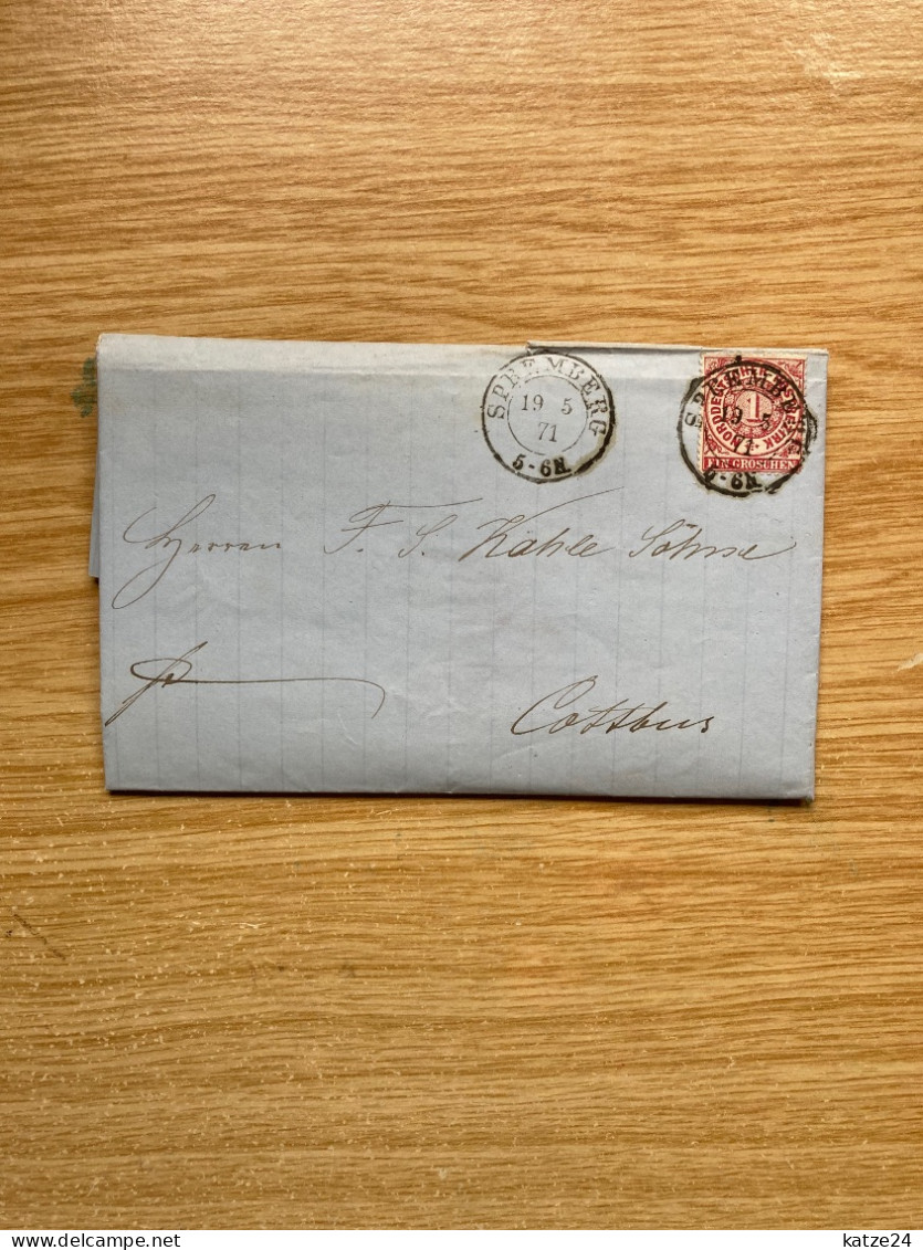 Preussen Stempel "Spremberg" - Storia Postale