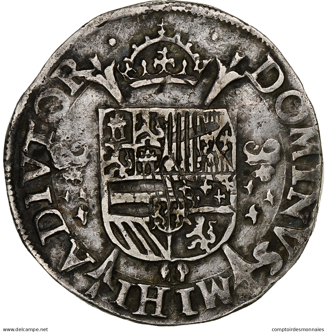 Pays-Bas Espagnols, Duché De Brabant, Philippe II, 1/5 Écu, 1565 - Paesi Bassi Spagnoli