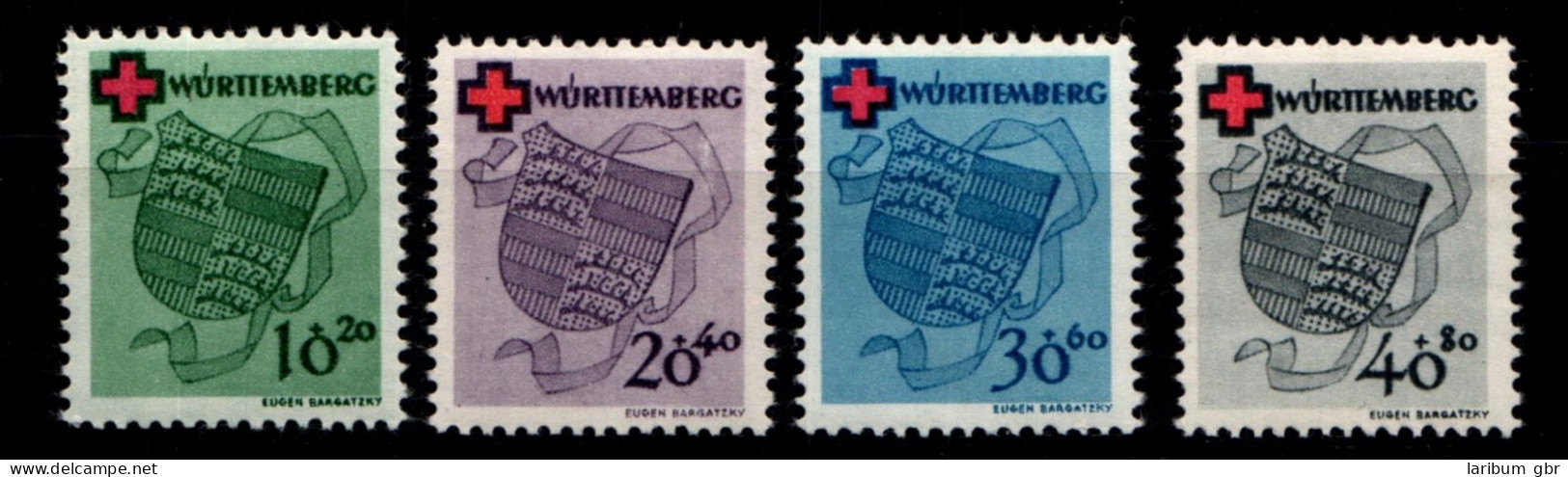 Fr. Zone Württemberg 40-43 Postfrisch Alle Geprüft Schlegel #GF768 - Wurtemberg