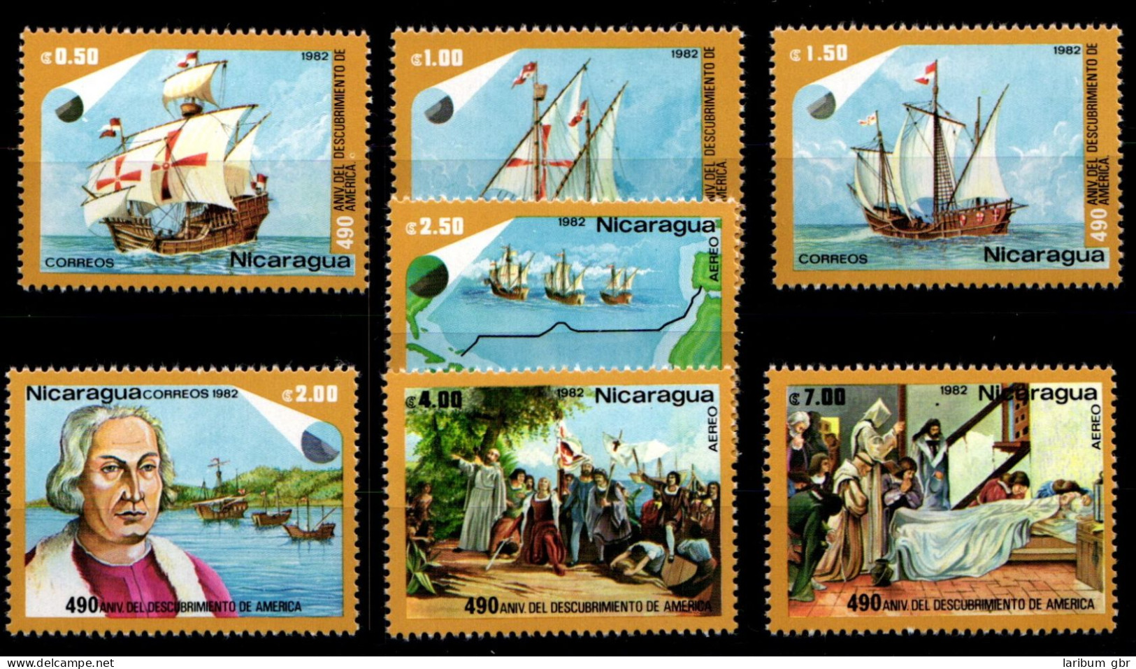 Nicaragua 2320-2326 Postfrisch Schifffahrt #GN110 - Nicaragua