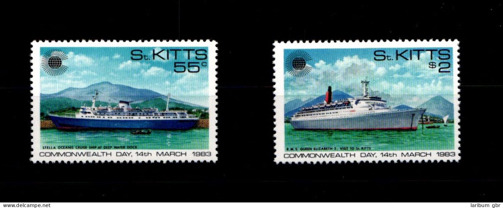 St. Kitts 97-98 Postfrisch Schifffahrt #GN134 - St.Kitts Und Nevis ( 1983-...)