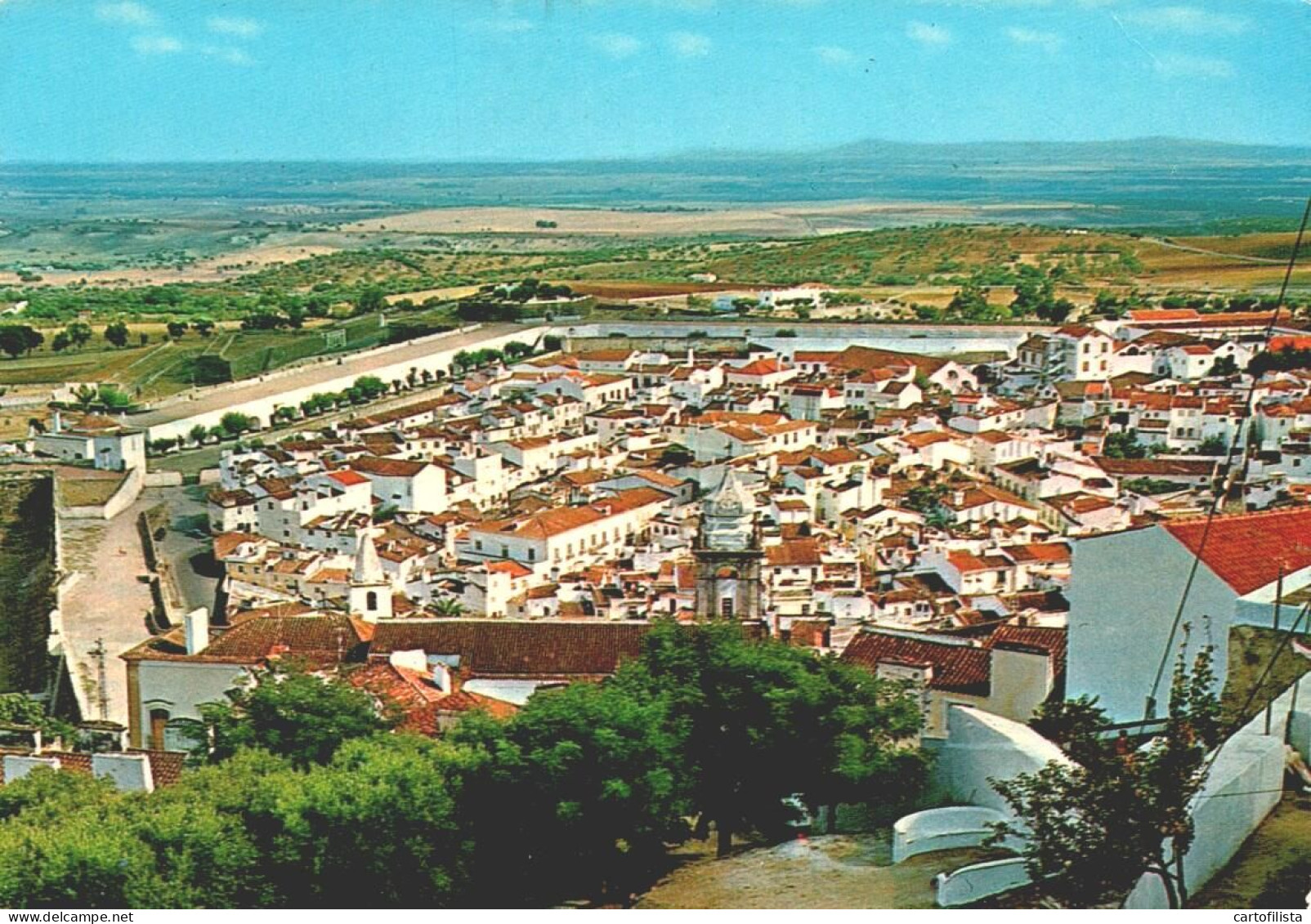 ELVAS - Vista Geral  ( 2 Scans ) - Portalegre