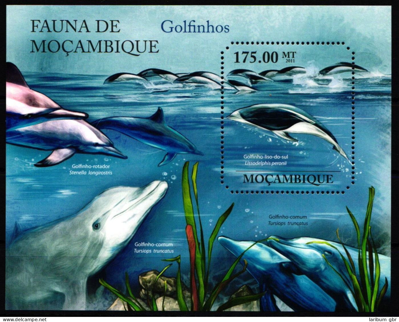Mosambik Block 455 Mit 4597 Postfrisch Tiere Wale #GW468 - Mozambique