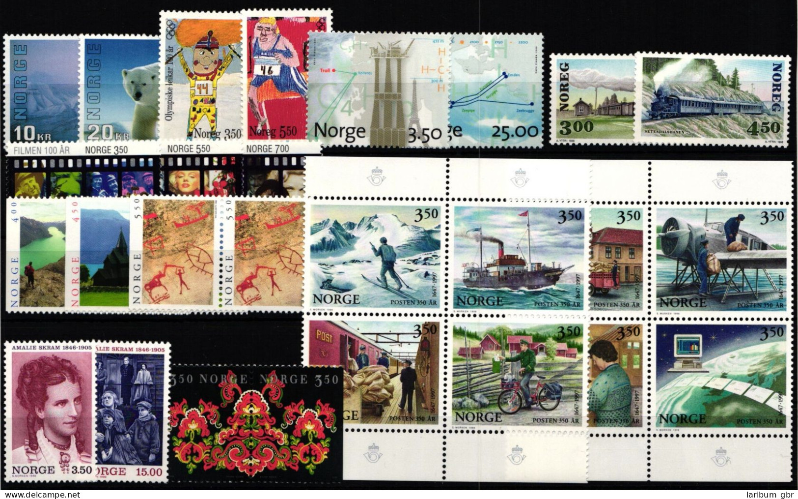 Norwegen Jahrgang 1996 Mit 1202-1229 Ohne 1204-1205 Postfrisch #NI362 - Otros & Sin Clasificación