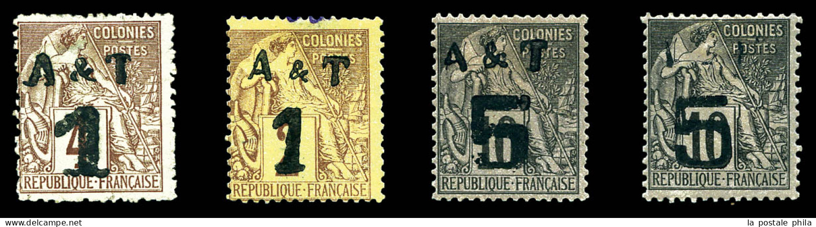 * N°1 (*), 2 (*), 4 * Et 7 *, Les 4 Valeurs TB  Qualité: *  Cote: 405 Euros - Unused Stamps