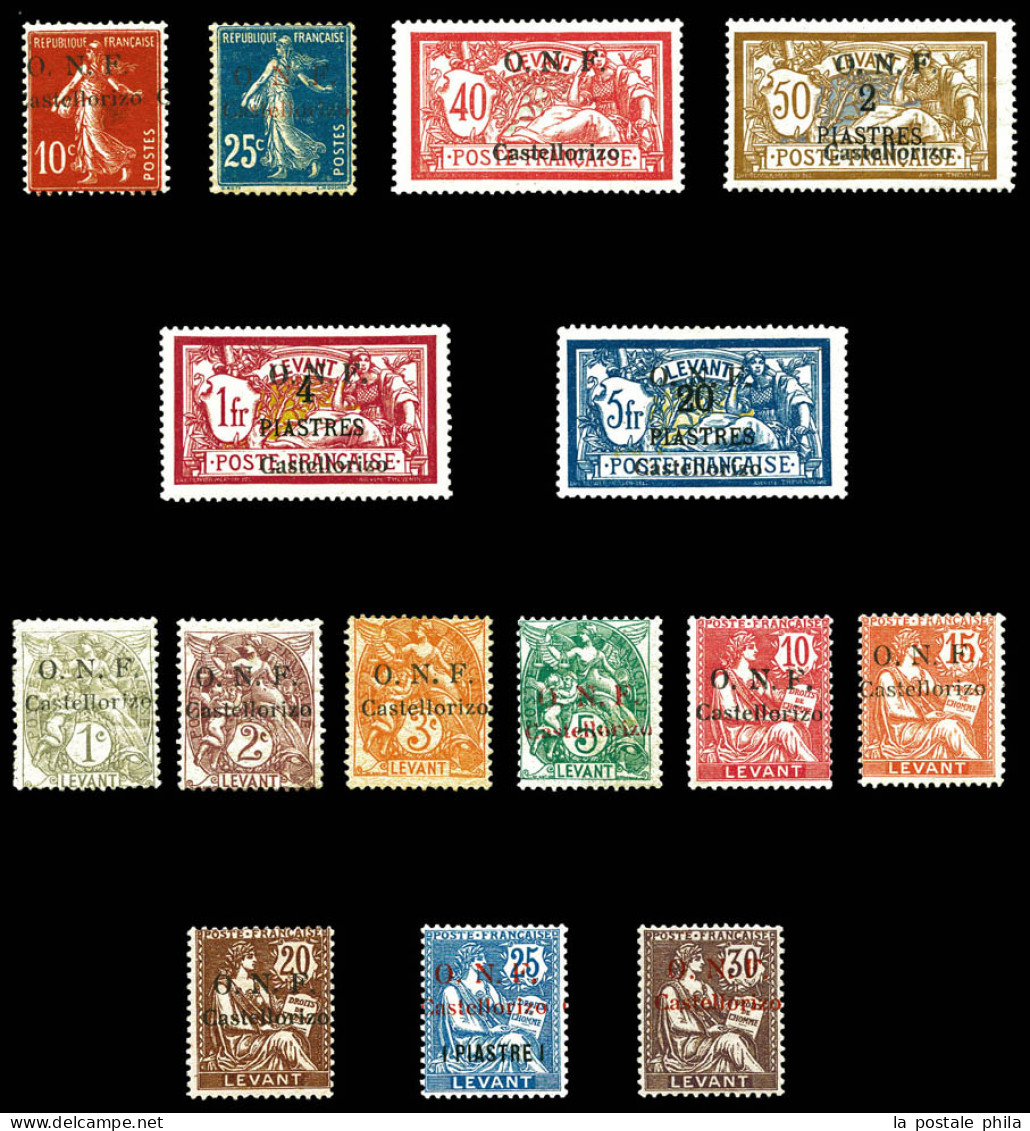 * N°14/26, Série De 1920 Complète (sf N°25A) (N°16 (*)) +N°28 Et 31, Les 15 Valeurs TTB (certificat)  Qualité: *  Cote:  - Unused Stamps