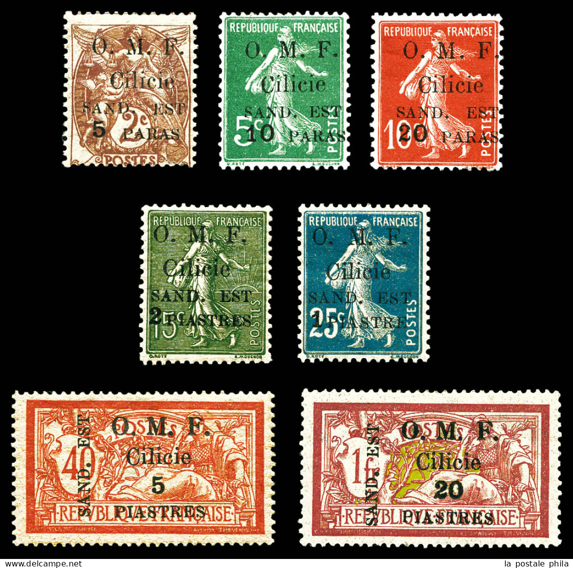 * N°98/104, Série Complète De 1920, Les 7 Valeurs TB  Qualité: *  Cote: 350 Euros - Neufs