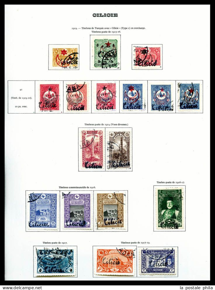 O 1919-1920, Collection Fournie Presentée Sur Pages D'album. TTB  Qualité: Oblitéré  Cote: 2765 Euros - Usati