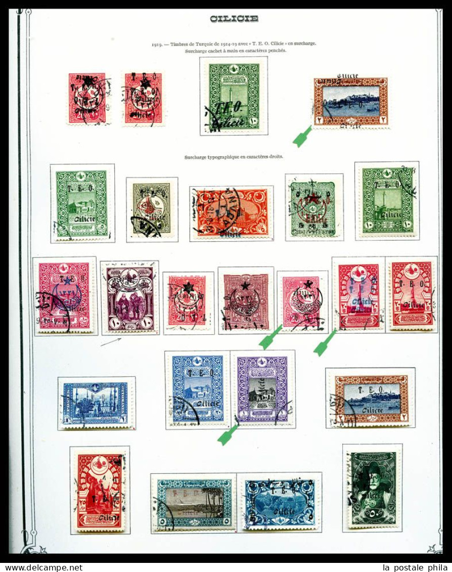 O 1919-1920, Collection Fournie Presentée Sur Pages D'album. TTB  Qualité: Oblitéré  Cote: 2765 Euros - Used Stamps