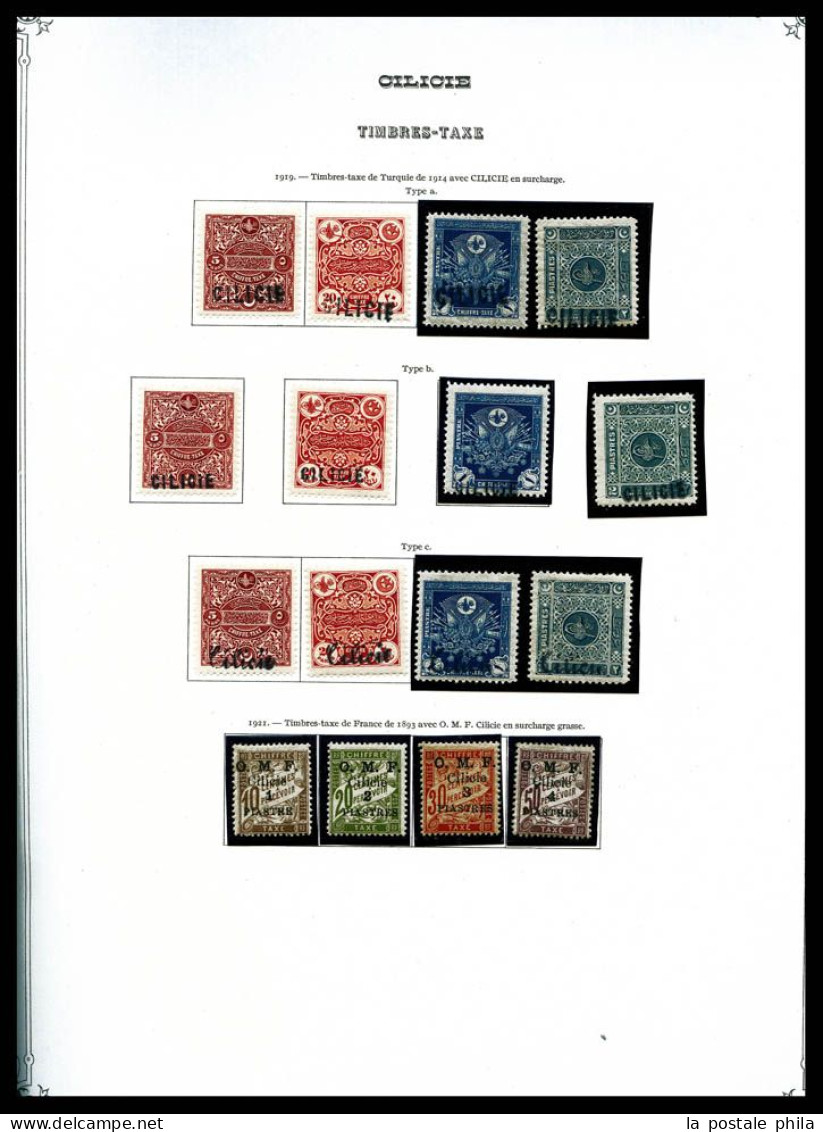 * 1919-1921: POSTE/TAXE, Collection Quasi Complète Présentée Sur Pages Yvert. TTB  Qualité: *  Cote: 2595 Euros - Nuevos