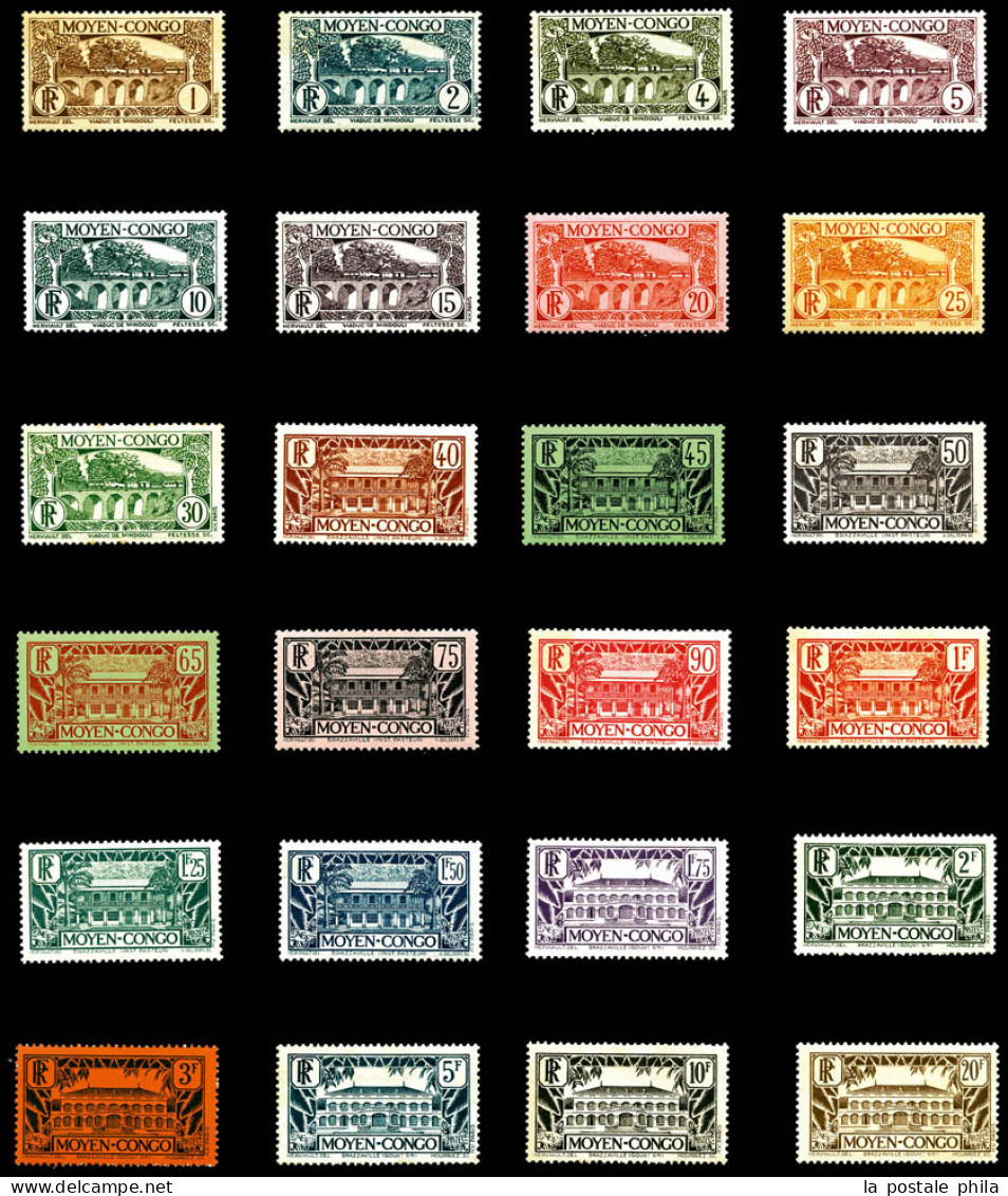 * N°113/134, Série Complète De 1933, Les 24 Val TB  Qualité: *  Cote: 240 Euros - Unused Stamps