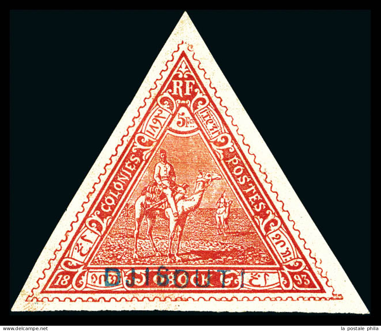 (*) N°5, 5f Rouge. SUP. R. (signé/certificat)  Qualité: (*)  Cote: 2550 Euros - Unused Stamps
