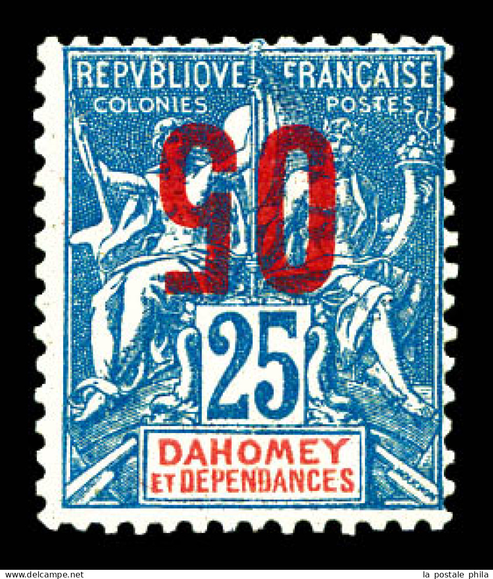 ** N°37a, 05 Sur 25c Bleu: Surcharge Renversée. SUP (signé Brun/certificat)  Qualité: **  Cote: 600 Euros - Unused Stamps