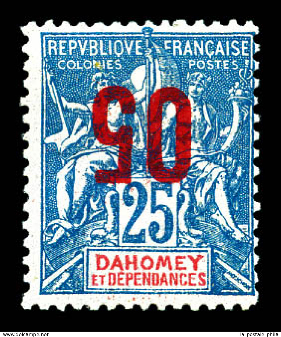 * N°37a, 05 Sur 25c Bleu: Surcharge Renversée. TTB (signé Scheller/certificat)  Qualité: *  Cote: 300 Euros - Unused Stamps