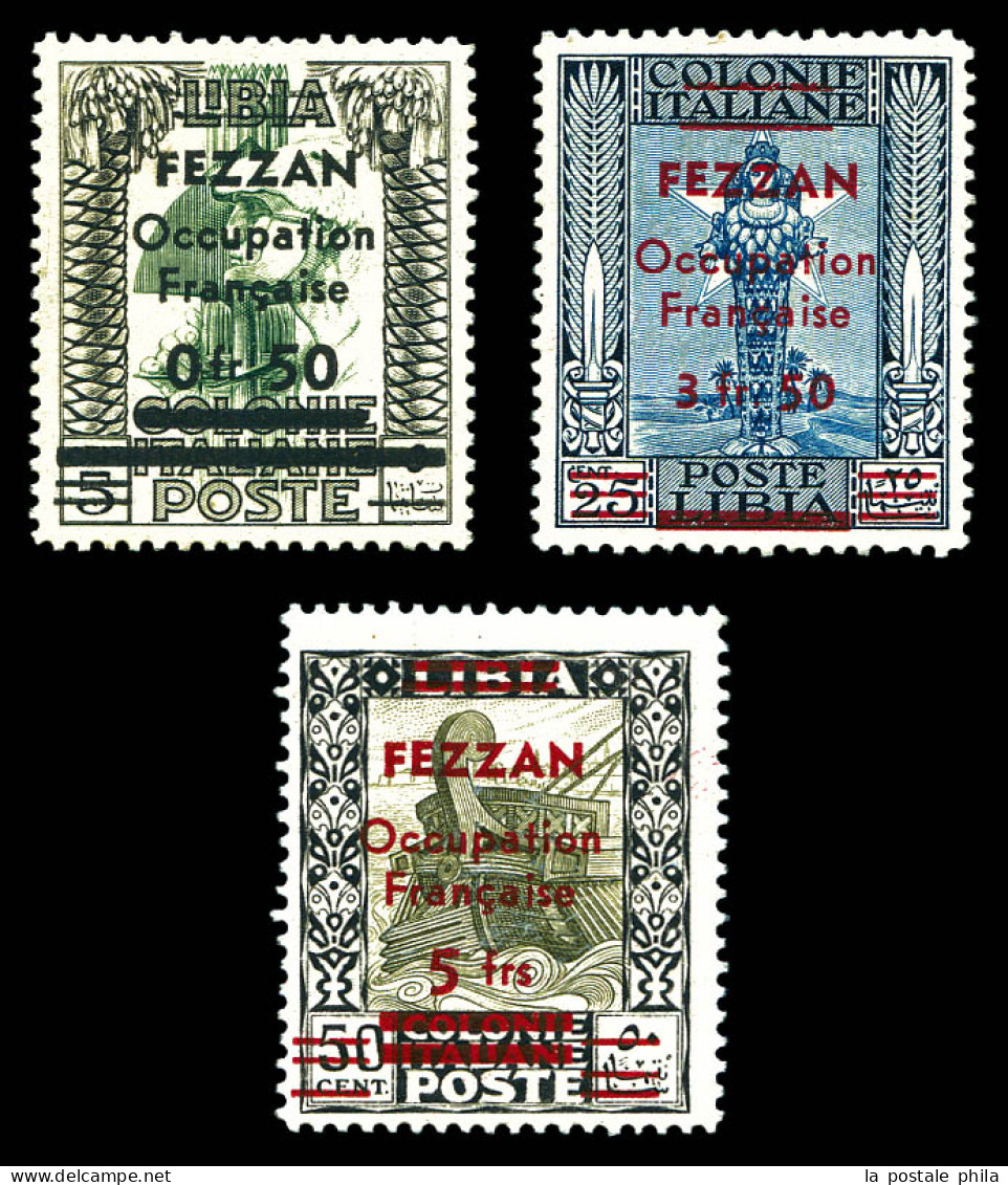 ** N°2, 6 Et 7, Les 3 Valeurs TB (signés Brun/certificat)  Qualité: **  Cote: 605 Euros - Unused Stamps