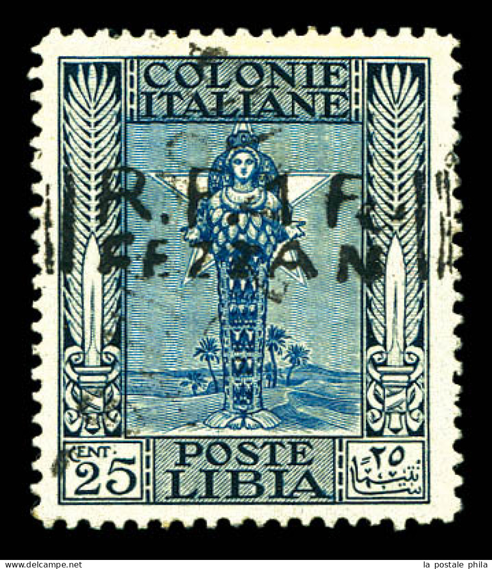 O N°19, 1f Sur 25c Bleu Et Outremer. TB (certificat)  Qualité: Oblitéré  Cote: 550 Euros - Used Stamps