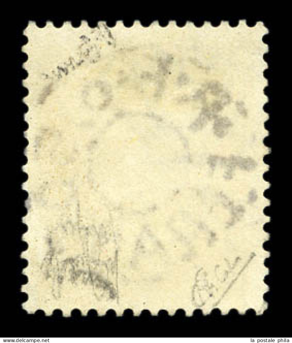 O N°3, 0.50 Sur 50c Sépia. SUP. R. (signé Calves/Brun/certificat)  Qualité: Oblitéré  Cote: 1750 Euros - Used Stamps