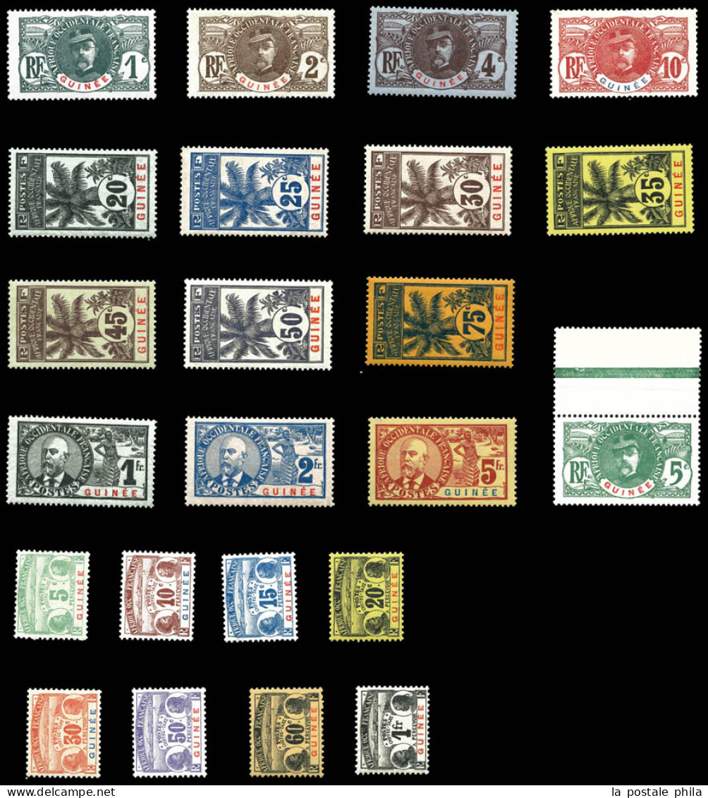* N°33/47, Série Palmiers Complète + Taxe 8 à 15. TTB  Qualité: *  Cote: 432 Euros - Unused Stamps