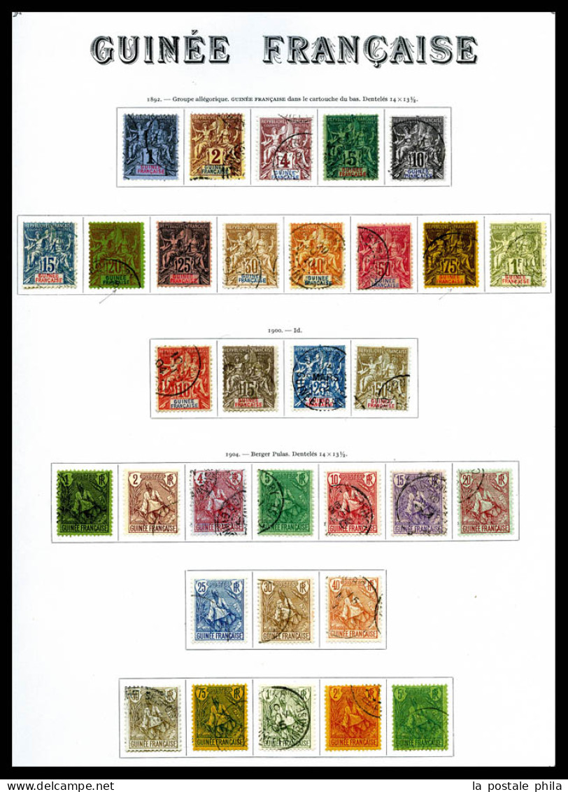 O N°1/186, POSTE/PA, Collection Complète Présentée Sur Pages Yvert, Tous TB  Qualité: Oblitéré  Cote: 1568 Euros - Used Stamps