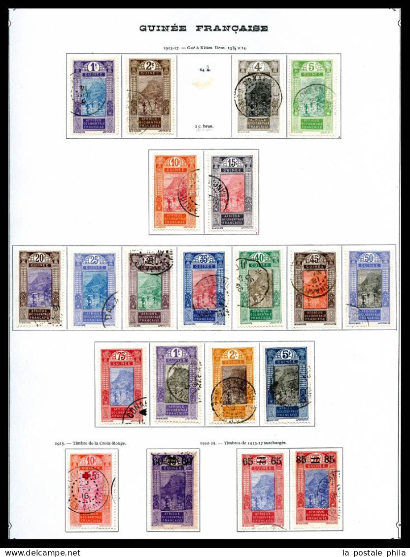 O N°1/186, POSTE/PA, Collection Complète Présentée Sur Pages Yvert, Tous TB  Qualité: Oblitéré  Cote: 1568 Euros - Used Stamps