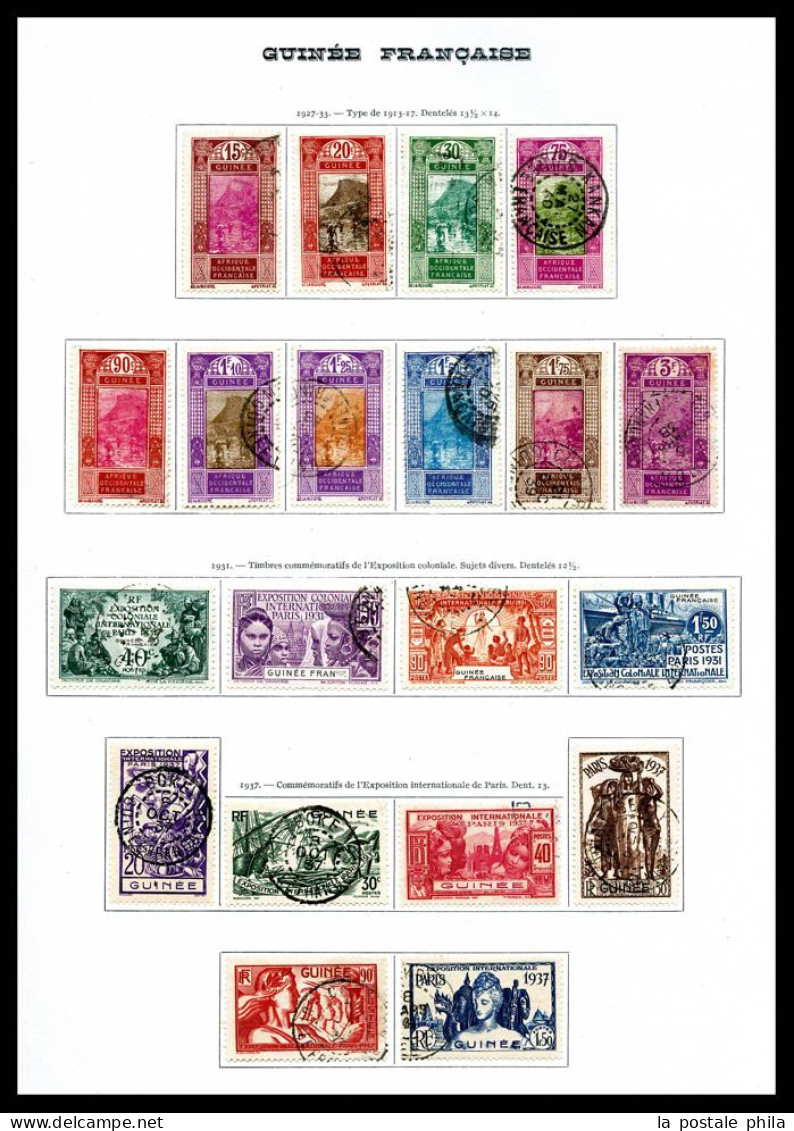 O N°1/186, POSTE/PA, Collection Complète Présentée Sur Pages Yvert, Tous TB  Qualité: Oblitéré  Cote: 1568 Euros - Used Stamps