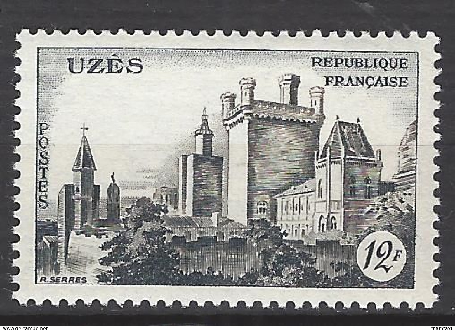 FRANCE 1957 TIMBRE 1099 CHATEAU D UZES - Unused Stamps