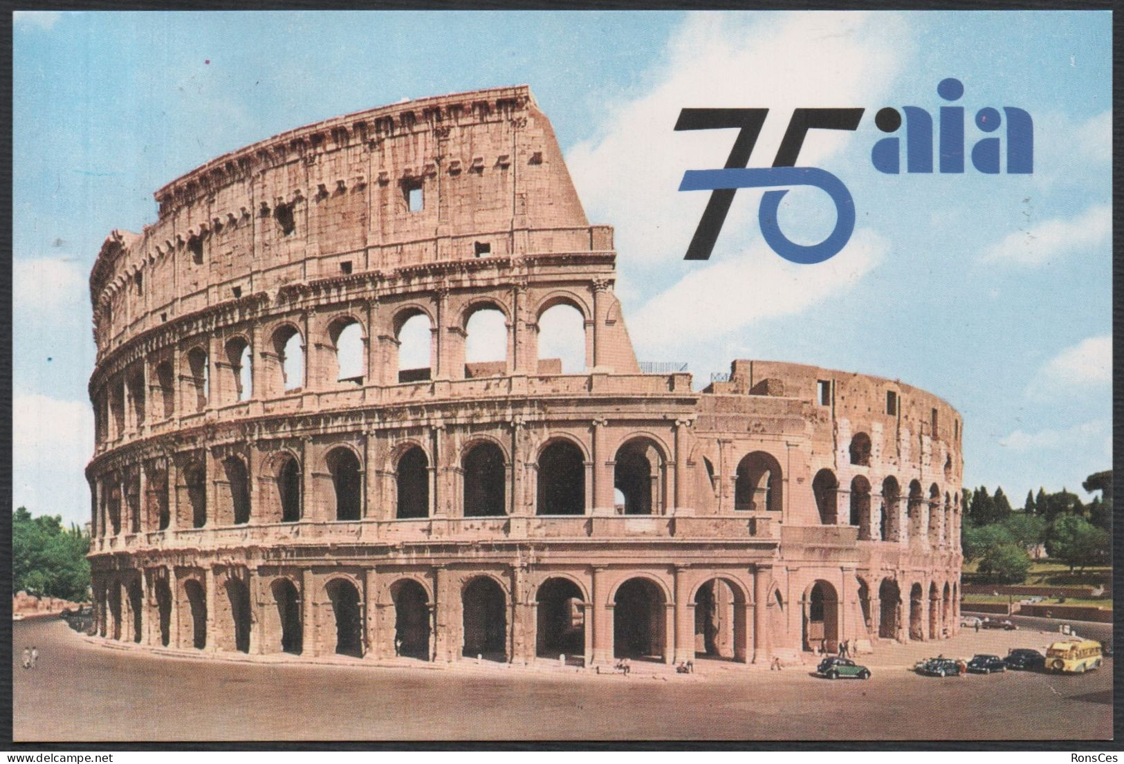FOOTBALL - ITALIA ROMA 1987 - ASSOCIAZIONE ITALIANA ARBITRI - 75° ANNIVERSARIO FONDAZIONE - CARTOLINA UFFICIALE N. 2 - A - Otros & Sin Clasificación