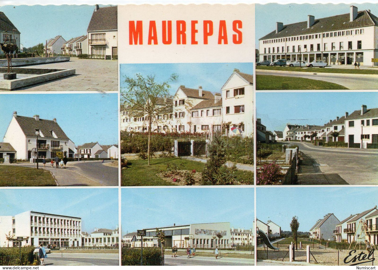 Maurepas Multi-vues Animée Square De Brehat Centre Commercial "les Bessières" Gymnase - Maurepas