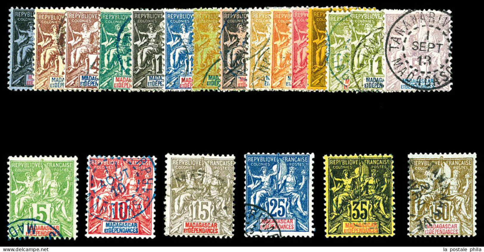 O N°28/47, Les 2 Séries TTB  Qualité: Oblitéré  Cote: 225 Euros - Used Stamps
