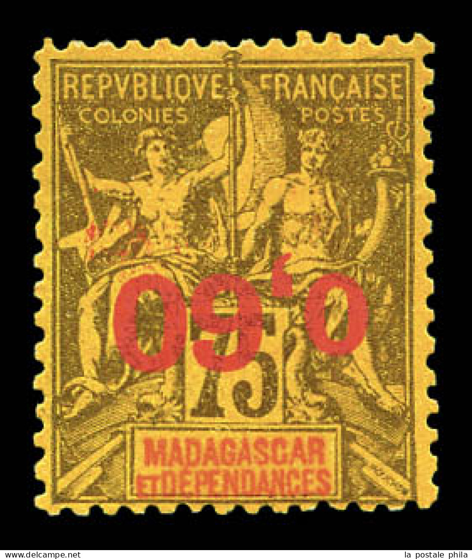 * N°122a, 60c Sur 75c: Surcharge Renversée. TTB (signé)  Qualité: *  Cote: 275 Euros - Unused Stamps