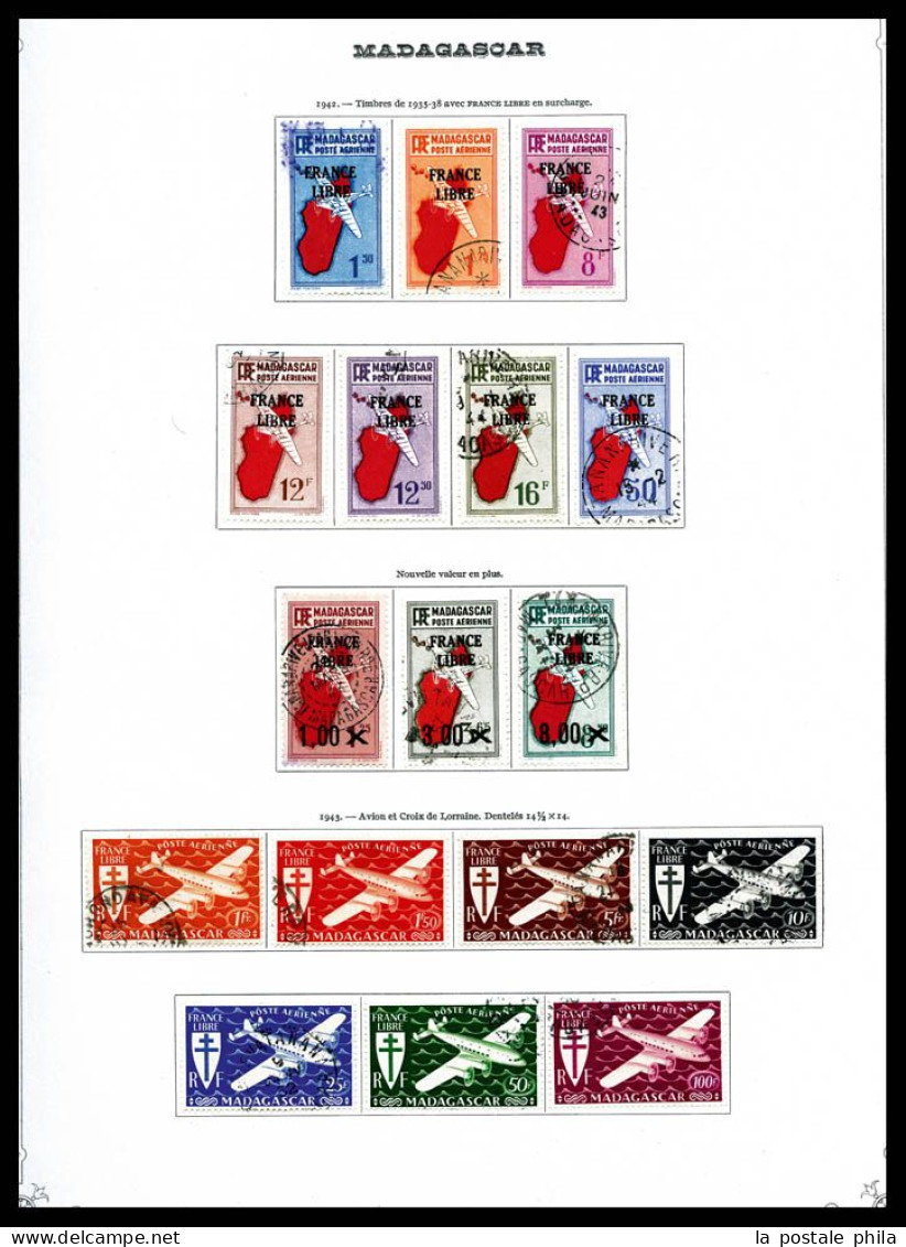 O Collection Complète En Majorité Obl Presentée Sur Page D'album. TTB  Qualité: Oblitéré  Cote: 400 Euros - Used Stamps