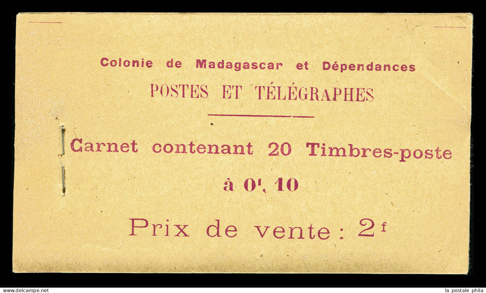 ** N°133-C1, 10c Brun Et Violet, Carnet De 20 Timbres. TB  Qualité: **  Cote: 275 Euros - Unused Stamps