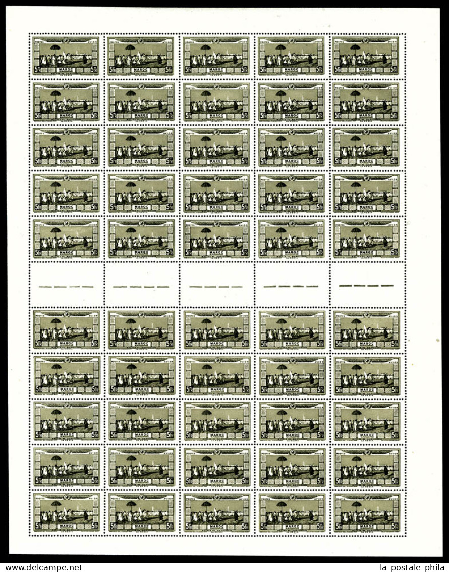 ** N°12/21, Série Complète De 1928 En Feuilles Complètes De 50 Exemplaires. SUP (certificat)  Qualité: **  Cote: 5500 Eu - Airmail