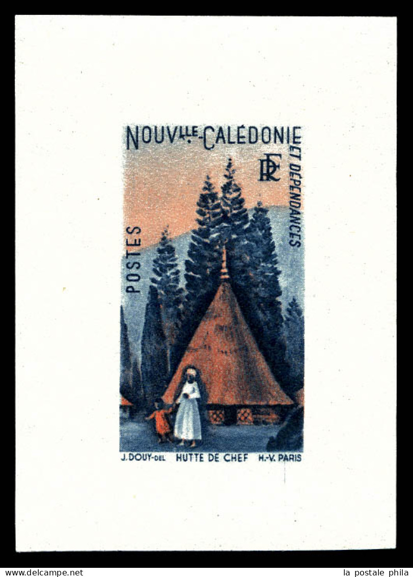 ** N°277, Hutte De Chef, Tirage Spécial Sans Faciale Sur Feuillet Non Dentelé Gommé Sans Faciale (25f.). TTB  Qualité: * - Unused Stamps