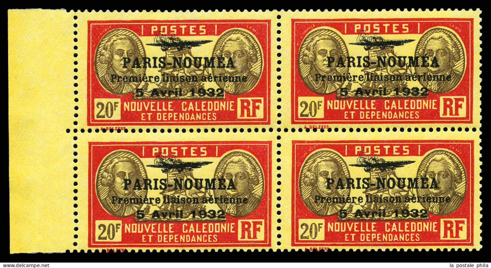 ** N°3/28, Série Complète, Les 26 Valeurs En Blocs De Quatre Bdf. TTB (certificat)  Qualité: **  Cote: 1880 Euros - Unused Stamps