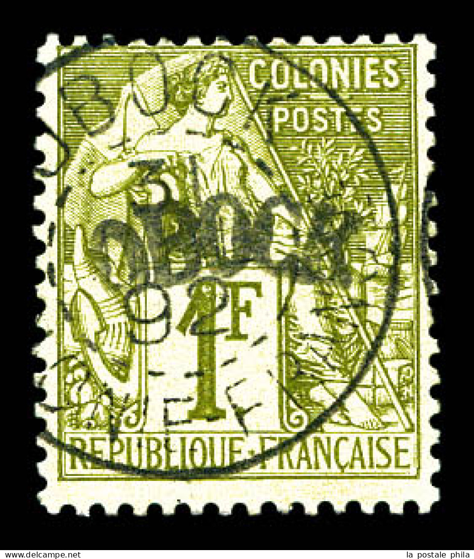 O N°11, 1f Olive. SUP (signé Calves/certificat)  Qualité: Oblitéré  Cote: 720 Euros - Used Stamps