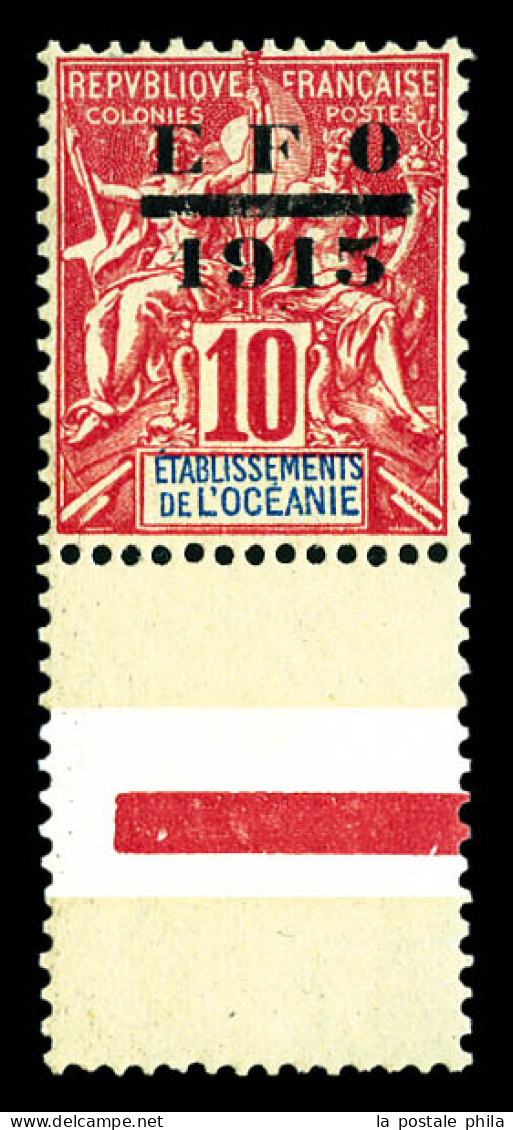 ** N°38b, 10c Rouge, Sans Barre Médiane, Bdf. TTB  Qualité: **  Cote: 135 Euros - Unused Stamps