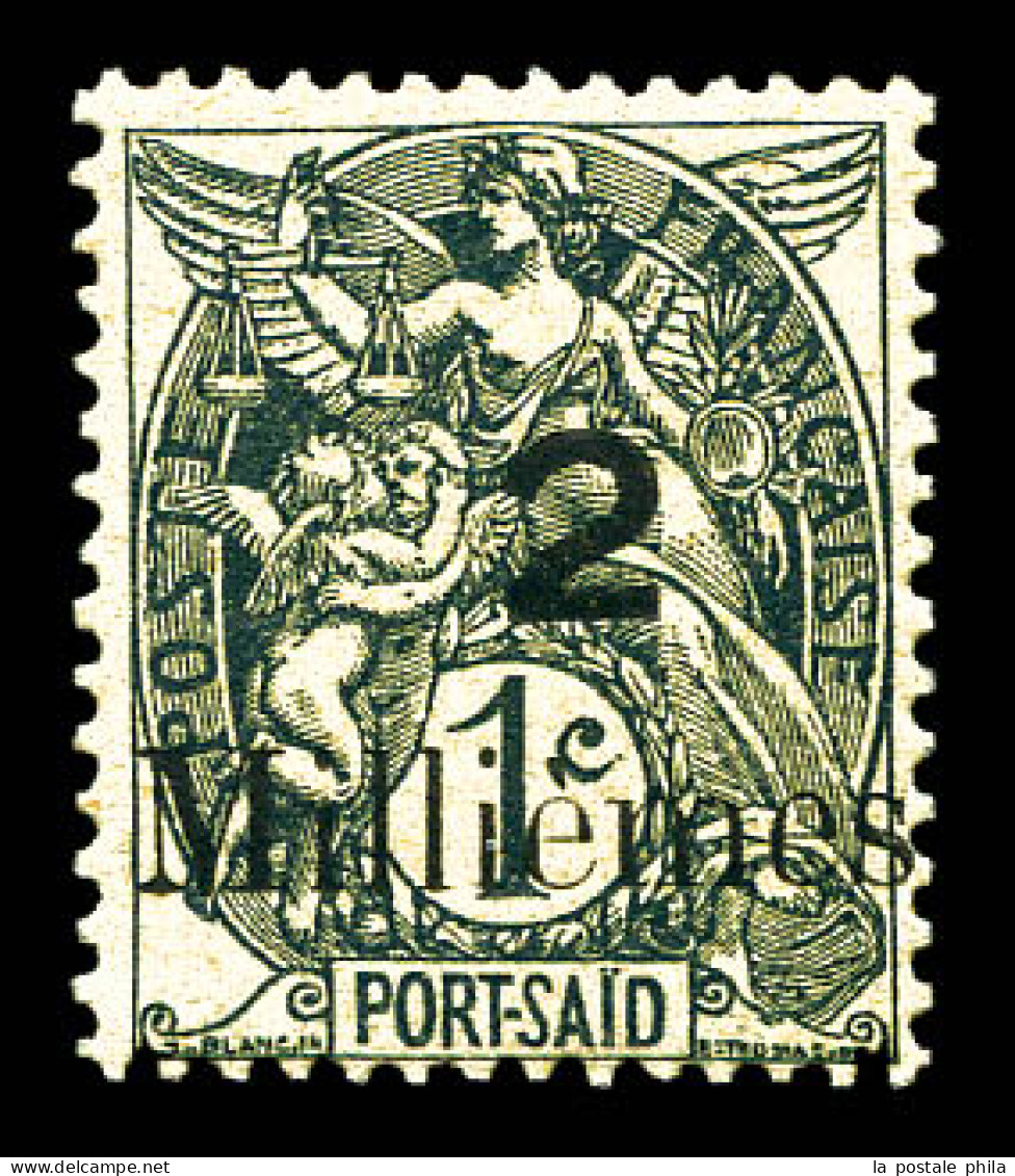 ** N°61A, Erreur: 2m Sur 1c Gris-noir. TB  Qualité: **  Cote: 165 Euros - Unused Stamps