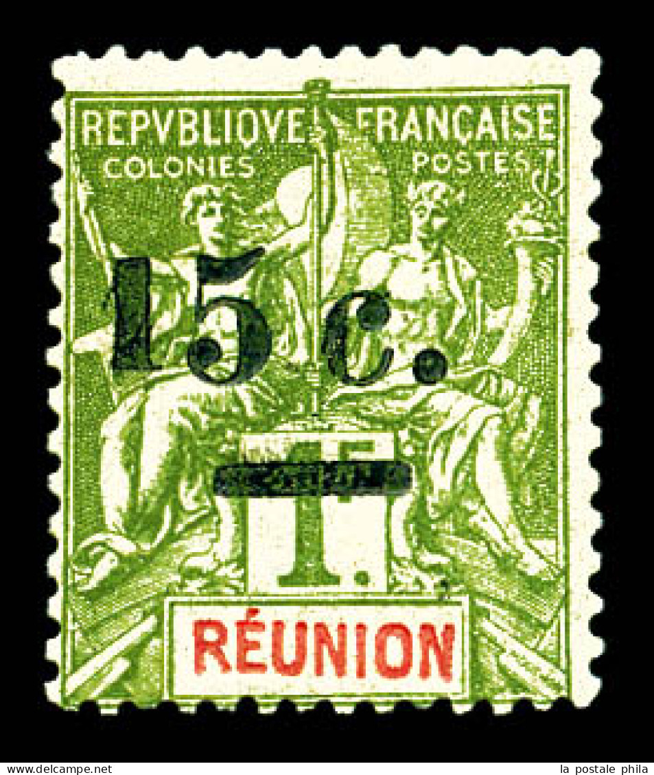 ** N°55A, 15c Sur 1f: '1' Plus Petit Que Le '5'. TTB  Qualité: **  Cote: 130 Euros - Unused Stamps